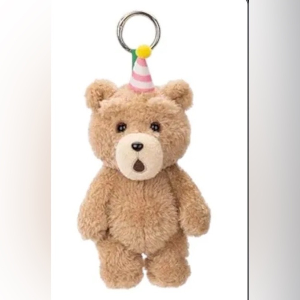 Pop Mart TED2 Bear Action Series Happy Birthday! Keychain Pal NIB CONFIRMED NEW - Picture 5 of 5